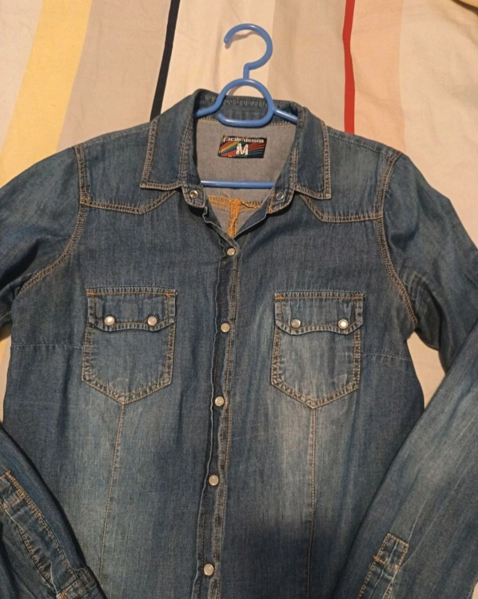 Camisa mujer entallada vaquera 
